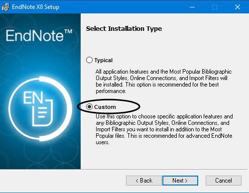 install endnote microsoft word